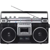 Silva Schneider PCR 1980 Kassettenradio UKW, MW, KW Kassette, Bluetooth®, USB, UKW, MW, KW Aufnahmefunktion, Inkl. Mikrofon Schwarz