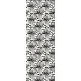 Queence Vinyltapete »Jelva« Farbverlauf abstrakt bedruckt gemustert glatt 90x250cm, selbstklebend, kinderleichte Anbringung,, Sticker, weiß