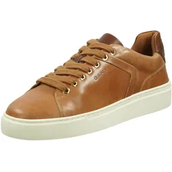 Sneaker GANT "Mc Julien", Herren, Gr. 42, braun, Leder, sportlich, Schuhe, Business Schnürschuh, Edel Sneaker mit Lederinnensohle