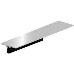 ELLEN Türbodendichtung DBS Unsichtbar schr. Alu silber, H13,5 x L3000