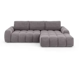 OTTO home Eckcouch Polyester 2-Sitzer Dunkelgrau
