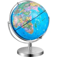 Vevor Beleuchteter Weltglobus, 330,2 mm, pädagogischer Erdglobus mit stabiler Schwermetallbasis, HD-gedruckter Karte und LED-Nachtbeleuchtung, 720° drehbar (Kartenbild und Handbuch AUF Englisch)