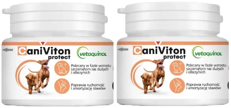 VETOQUINOL Caniviton Protect Nahrungsergänzungsmittel für Hunde 2x30 Tabletten