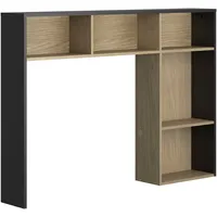 Gami Bücherregal 146 x 104 x 22 cm Schwarz