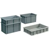 Mauser Transportstapelbehälter eck.20,0l PE grau L600xB400xH120mm