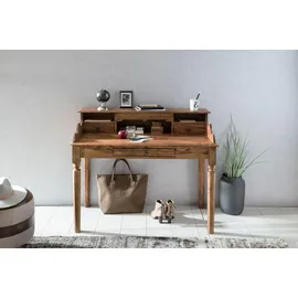 Wohnling Schreibtisch Sheesham 60 cm x 115 cm x 100 cm
