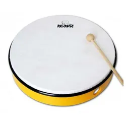 Nino Percussion NINO6Y - 12 Zoll ABS Hand Drum, Yellow - Handtrommel