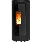 Pelletofen Ecomat 7 Ofenkacheln schwarz