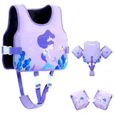 Gogokids Kinder-Schwimmweste mit Abnehmbaren Schwimmflügeln & 8 Auftriebselementen, Einstellbare Schwimmhilfe für Kinder von 2-6 Ja (15-30 kg), Kleinkinder Schwimmflügel für Pool & Schwimmunterricht