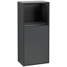 Villeroy & Boch Finion F500PDHG Seitenschrank 41,8 x 93,6 cm Midnight Blue Matt / Black Matt Holz