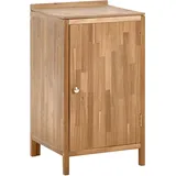 Beliani Outdoor-Küchenschrank Venosa Braun