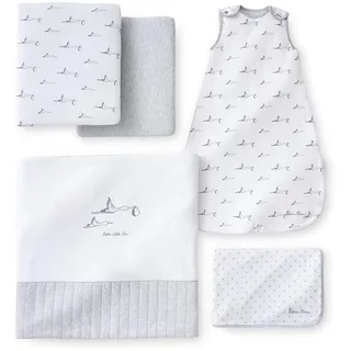 Silver Cross Unisex Jersey New Baby Pack, grau/weiß, 2 kg