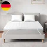 EGO HOME Matratzentopper 140X200 Cm, 7 Zonen Matratze Topper Mit Schaumstoff, Ök