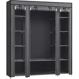Songmics Kleiderschrank 175 x 150 cm, grau