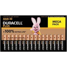 Duracell Plus Micro AAA, 32er-Pack