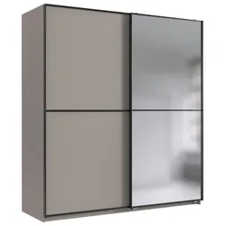 Schwebetürenschrank Ulm Beige/Greige