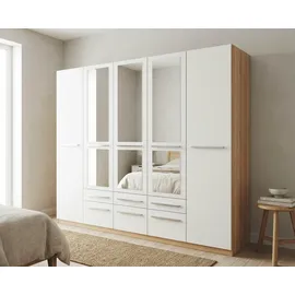 Priess Wäscheschrank Barcelona 230 x 193 x 54 cm Weiß