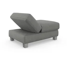 sit&more Polsterhocker Dundee 75 x 46 cm Grau