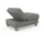 sit&more Polsterhocker Dundee 75 x 46 cm Grau