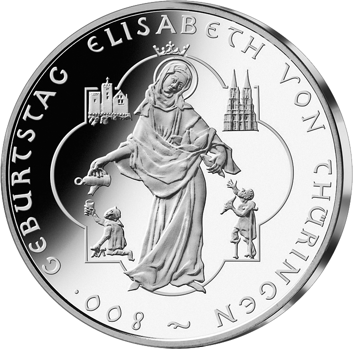 Bund 10 Euro E.von Thüringen 2007 st