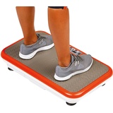 Media Shop Vibrationsplatte »VIBROSHAPER COMPACT«, 120 W, 3 Intensitätsstufen, (Set, mit Trainingsbändern), orange