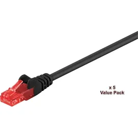 MicroConnect V-UTP615SVP 15 m, Cat6 U/UTP (UTP) Schwarz 5er-pack = 5 Stk. in einem Beutel
