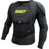 Shot Airlight Protektorenjacke Schwarz/Gelb XL