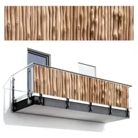 MuchoWow Balkon-Sichtschutz, Ahorn, Kunststoff, Rechteckig, 300x85 cm, Sonnen- & Sichtschutz, Sichtschutz Garten, Balkon Sichtschutze
