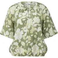 s.Oliver Strukturierte Viskosemix-Bluse im O-Shape - 36