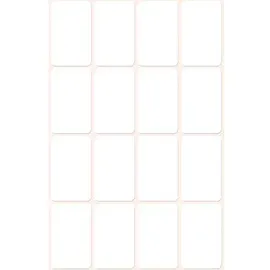 Avery Zweckform Etiketten 3074 Weiß 29,0 x 18,0 mm 6 Blatt 96 St.