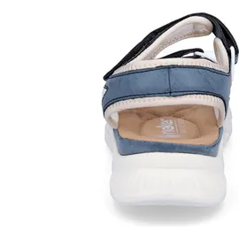 Rieker Keilsandaletten Damen Blau 39