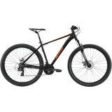 Bikestar Mountainbike, 21 Gang, Shimano, RD-TY300 Schaltwerk, Kettenschaltung, für Damen und Herren, Kettenschaltung, 82885003-48 schwarz 29 Zoll (73,66cm),