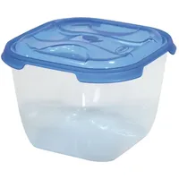 6 Stück Gefrierdosen - Transparent/Blau