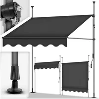 Tillvex Klemmmarkise 200 cm grau