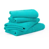 Möve for Frottana Handtuchset, blau Textil, 67x140 cm, unisex, Oeko-Tex® Standard 100, Badtextilien, Handtuch-Sets,