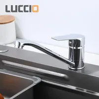 Niederdruck Küchen Armatur M60 - Moderner Einhandmischer für die Spüle in Chrom