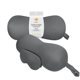 inphysio Ultrasoftes Reisekissen in Unendlichkeitsform, inklusive Schlafmaske 1 St