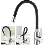 Siehe Bilder Wasserhahn Küche Flexibler Auslauf Schwarz