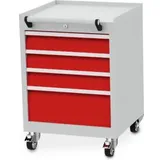 Bedrunka+Hirth Mobiler Schubladenschrank T 500 R 18-16 mit 4 Schubladen