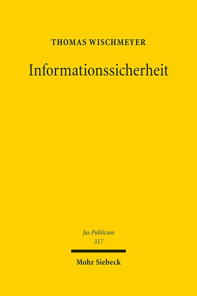 Informationssicherheit - Thomas Wischmeyer  Leinen