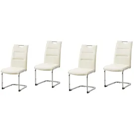 Hti-Living Schwingstuhl DannyC PU Creme