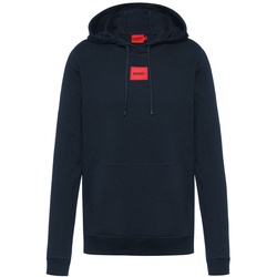 HUGO Herren Kapuzen-Sweatshirt - Daratschi214, Hoodie, French Terry, Baumwolle Blau 2XL