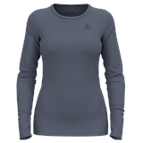 Odlo Natural Merino 200 Base Layer Damen Funktionsshirt folkstone gray