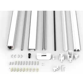 hecht International Culex Fliegengitter Alu Smart 125 x 220 cm Weiß