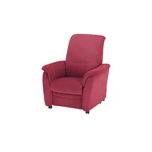 Polstermöbel Oelsa Fernsehsessel Sarah Flachgewebe 91 x 103 x 97 cm Rot elektrisch