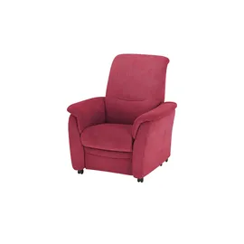 Polstermöbel Oelsa Fernsehsessel Sarah Flachgewebe 91 x 103 x 97 cm Rot elektrisch