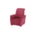 Polstermöbel Oelsa Fernsehsessel Sarah Flachgewebe 91 x 103 x 97 cm Rot elektrisch