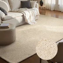 HANSE HOME Wolly Woll-Optik Creme - Weiß