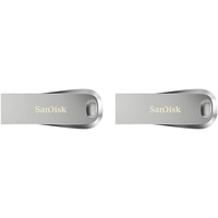 SanDisk Ultra Luxe USB 3.1 Flash-Laufwerk 64 GB (USB 3.1 Gen 1- und USB 3.0-fähig, 150 MB/s, Passwortschutz, Software zur Datenwiederherstellung) (Packung mit 2)