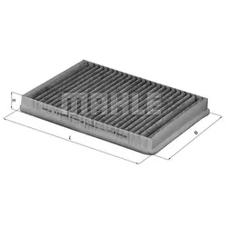 Mahle Filter, Innenraumluft [Hersteller-Nr. LAK44] für VW